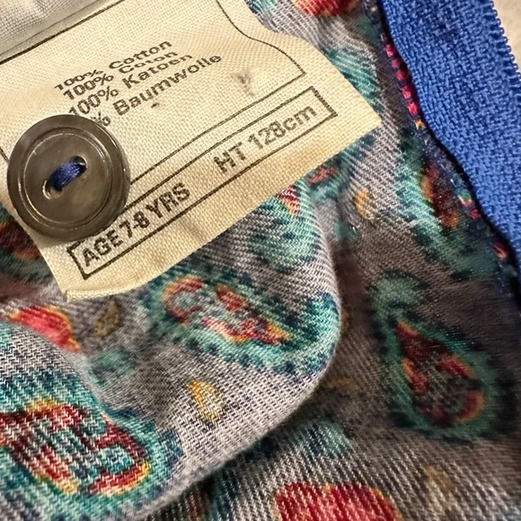 Beautiful Vintage Laura Ashley Girls Dress (Size 7-8) Peter Pan/Sailor Collar - Picture 8 of 14